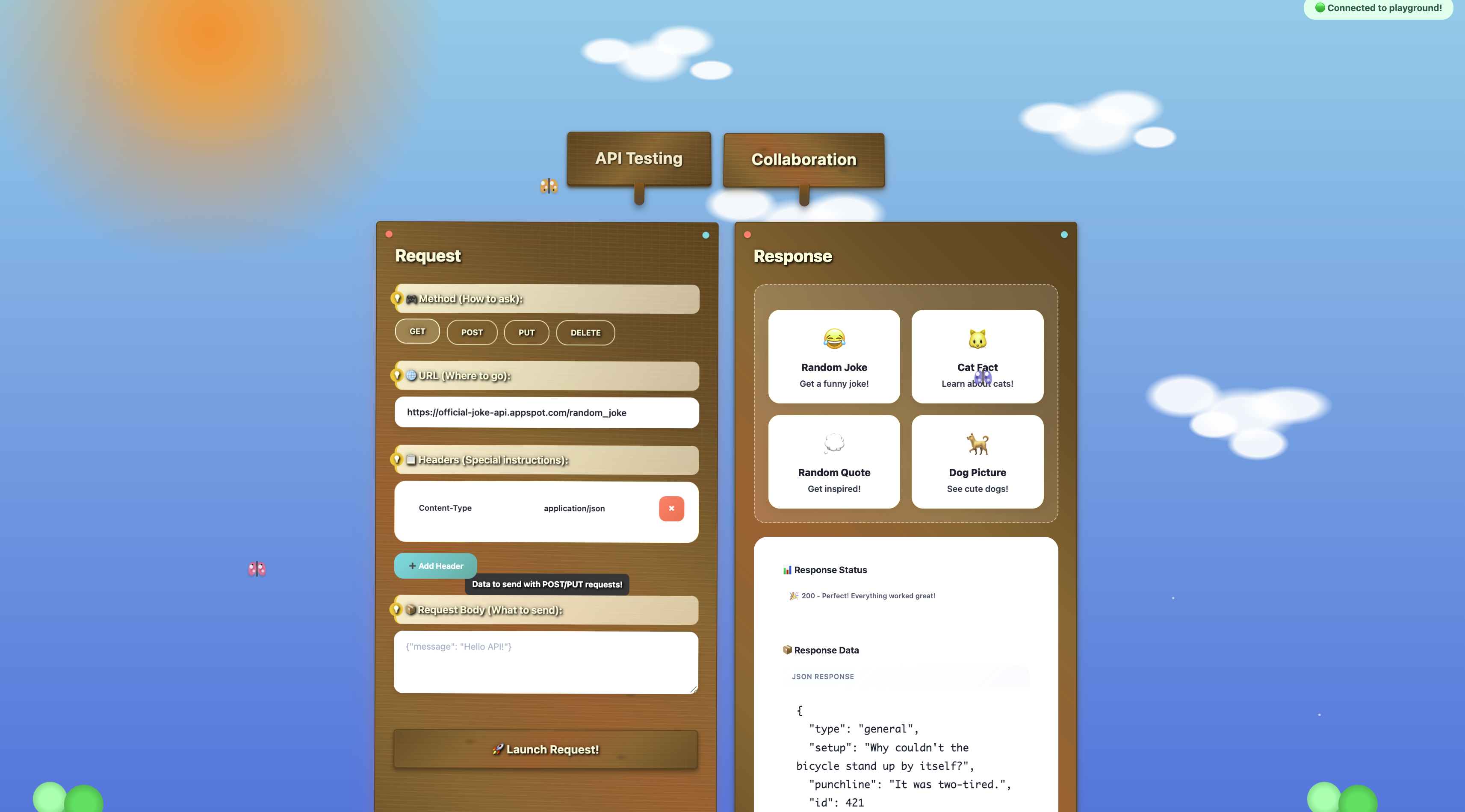 api playground